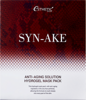 Набор гидрогелевых масок для лица с пептидом змеиного яда Syn-Ake Anti-Aging Solution Hydrogel Mask Pack