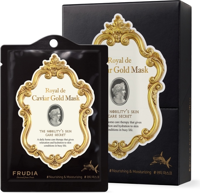 Омолаживающая маска с золотом и экстрактом икры Royal de Caviar Gold Mask вид 1