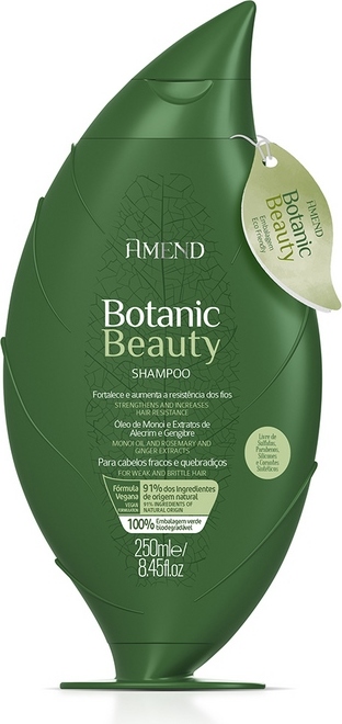 Органический шампунь для укрепления волос с экстрактами розмарина и имбиря Botanic Beauty Shampoo