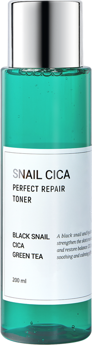 Тонер для лица с муцином черной улитки и экстракта центеллы азиатской Snail Cica Perfect Repair Toner