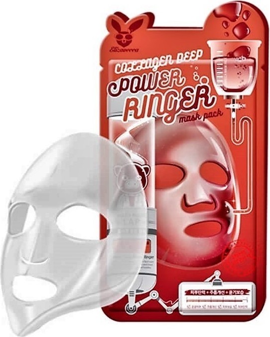 Набор тканевых масок для лица с коллагеном Collagen Deep Power Ringer Mask Pack