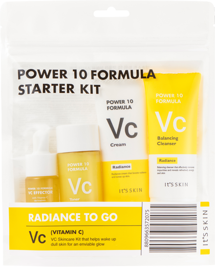 Уходовый набор миниатюр для лица, с витамином С Power 10 Formula VC Starter Kit
