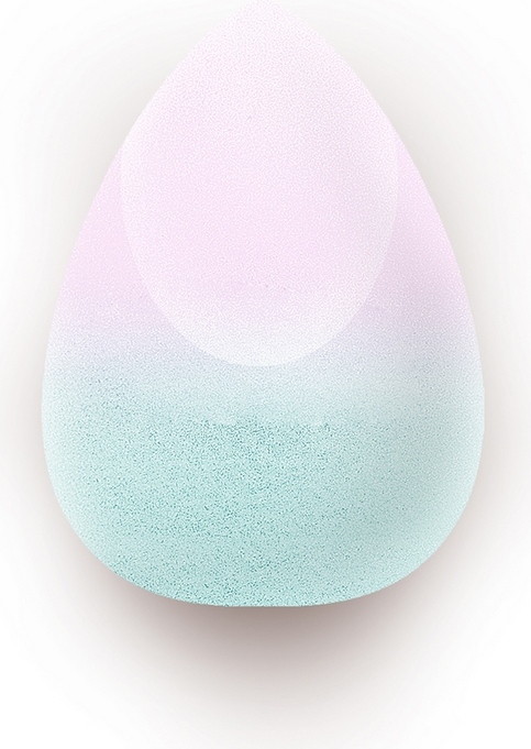 Косметический спонж для макияжа, меняющий цвет «Blue-pink» вид 1