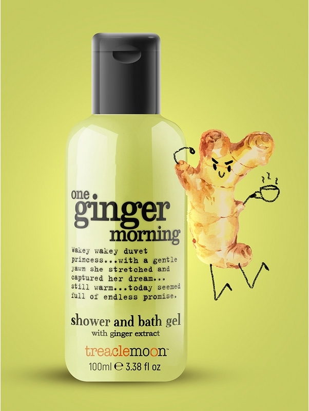 Гель для душа One Ginger Morning Bath & Shower Gel, бодрящий имбирь, 100 мл вид 3