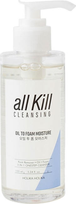 Очищающее гидрофильное масло-пенка All Kill Cleansing Oil To Foam Moisture увлажняющее