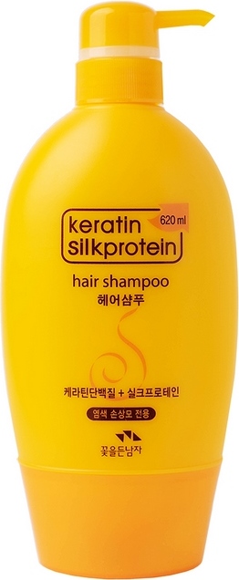 Увлажняющий шампунь с протеинами шелка Flor de Man Keratin Silkprotein Hair Shampoo