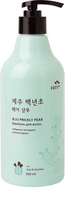Шампунь с кактусом Jeju Prickly Pear Hair Shampoo вид 3