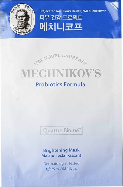 Осветляющая тканевая маска с пробиотиками Mechnikov’s Probiotics Formula Brightening Mask