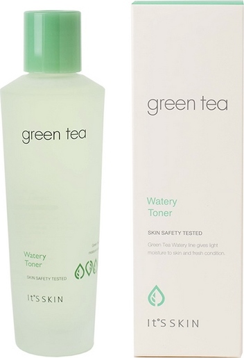 Тонер для жирной и комбинированной кожи с зеленым чаем Green Tea Watery Toner вид 3