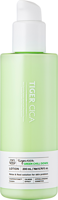 Успокаивающий лосьон для лица с экстрактом центеллы азиатской Tiger Cica Green Chill Down Lotion