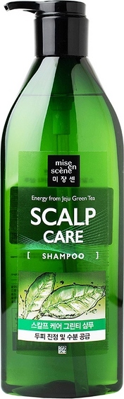 Шампунь с экстрактами зеленого чая и имбиря Scalp Care Shampoo