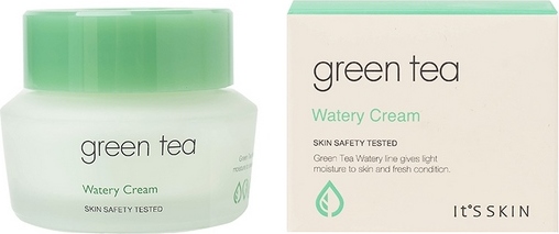 Крем для жирной и комбинированной кожи с зеленым чаем Green Tea Watery Cream вид 4