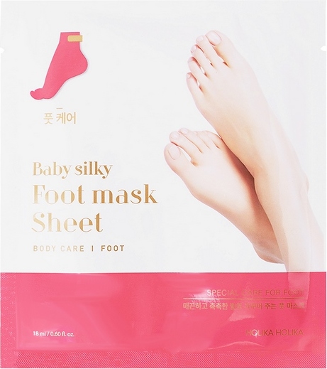 Увлажняющая тканевая маска для ног Baby Silky Foot Mask AD