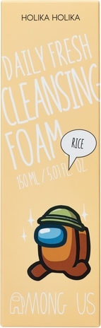 Очищающая пенка для лица с рисом Among Us Daily Fresh Rice Cleansing Foam вид 1