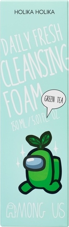 Очищающая пенка для лица с зеленым чаем Among Us Daily Fresh Green Tea Cleansing Foam вид 1