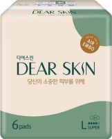 Dear Skin Air Embo Super гигиенические прокладки, 6 шт, Dear Skin