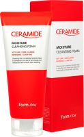 FARMSTAY Ceramide Moisture Cleansing Foam Питательная пенка для лица с церамидами