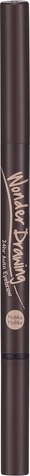 Автоматический карандаш для бровей с щеточкой, темно-коричневый Wonder Drawing 24hr Auto Eyebrow 02 Dark Brown