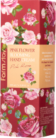 FARMSTAY Pink Flower Blooming Hand Cream Pink Rose крем для рук с ароматом розы