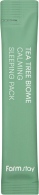 FARMSTAY Tea Tree Biome Calming Sleeping Pack успокаивающая ночная маска для лица с чайным деревом, 4 мл, FARMSTAY