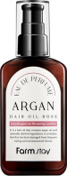 FARMSTAY Eau De Perfume Argan Hair Oil Rose Восстанавливающее масло для волос с ароматом розы