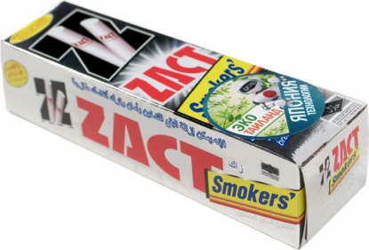 Зубная паста для курящих Zact вид 1