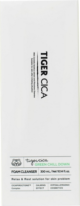 Успокаивающая пенка для лица с экстрактом центеллы азиатской Tiger Cica Green Chill Down Foam Cleanser вид 4