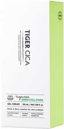 Успокаивающий крем для лица с экстрактом центеллы азиатской Tiger Cica Green Chill Down Gel Cream вид 4
