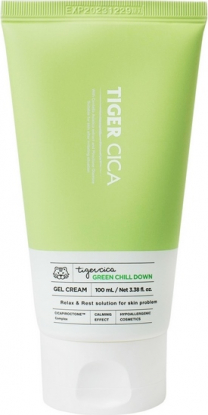Успокаивающий крем для лица с экстрактом центеллы азиатской Tiger Cica Green Chill Down Gel Cream вид 7