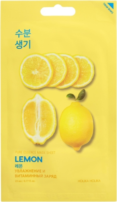 Тонизирующая тканевая маска Pure Essence Mask Sheet Lemon, лимон