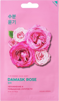 Увлажняющая тканевая маска Pure Essence Mask Sheet Damask Rose, роза