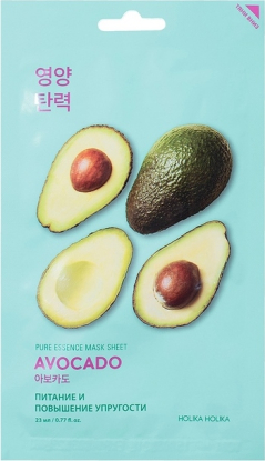 Смягчающая тканевая маска Pure Essence Mask Sheet Avocado, авокадо