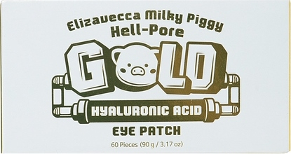Патчи для глаз с гиалуроновой кислотой и золотом Milky Piggy Hell-Pore Gold Hyaluronic Acid Eye Patch вид 1