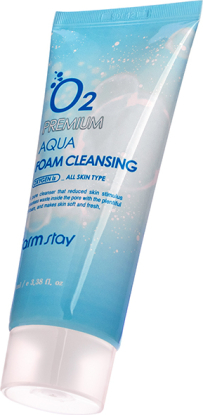 FARMSTAY O2 Premium Aqua Foam Cleansing Увлажняющая пенка для лица вид 4