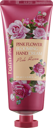 FARMSTAY Pink Flower Blooming Hand Cream Pink Rose крем для рук с ароматом розы вид 1