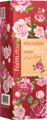 FARMSTAY Pink Flower Blooming Hand Cream Pink Rose крем для рук с ароматом розы вид 2