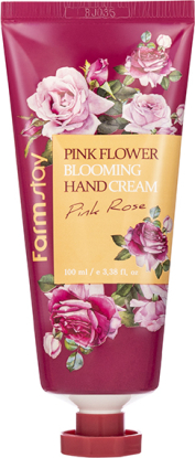 FARMSTAY Pink Flower Blooming Hand Cream Pink Rose крем для рук с ароматом розы вид 4
