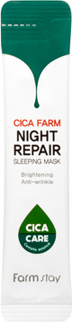 FARMSTAY Cica Farm Night Repair Sleeping Mask восстанавливающая ночная маска для лица с центеллой, 4 мл, FARMSTAY