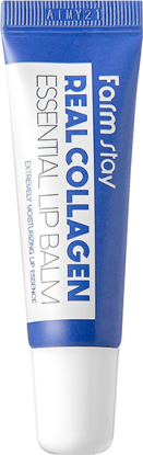 FARMSTAY Real Collagen Essential Lip Balm бальзам для губ с коллагеном вид 1