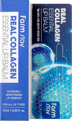 FARMSTAY Real Collagen Essential Lip Balm бальзам для губ с коллагеном вид 2