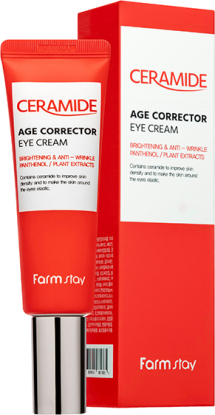 FARMSTAY Ceramide Age Corrector Eye Cream лифтинг-крем для области вокруг глаз с церамидами