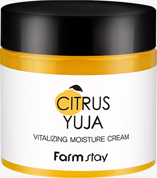 FARMSTAY Citrus Yuja Vitalizing Moisture Cream увлажняющий крем для лица с витаминами вид 2