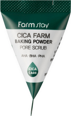 Успокаивающий скраб для лица с центеллой Cica Farm Baking Powder Pore Scrub