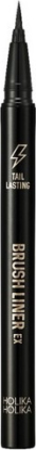 Holika Holika Tail Lasting Brush Liner EX 01 Real Black Водостойкая черная подводка для глаз с кисточкой вид 1