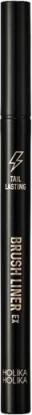 Holika Holika Tail Lasting Brush Liner EX 01 Real Black Водостойкая черная подводка для глаз с кисточкой