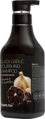 FARMSTAY Black Garlic Nourishing Shampoo укрепляющий шампунь для волос вид 1