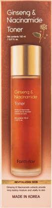 Тонер для лица с ниацинамидом и женьшенем для сияния кожи Ginseng & Niacinamide Toner вид 1