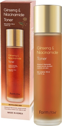 Тонер для лица с ниацинамидом и женьшенем для сияния кожи Ginseng & Niacinamide Toner вид 4