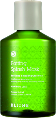 Восстанавливающая сплэш-маска Patting Splash Mask Soothing & Healing Green Tea