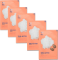 Pure Essence Mask Sheet Shea Butter набор из тканевых масок для лица, 23 мл*5 шт, Holika Holika
